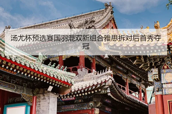 汤尤杯预选赛国羽混双新组合雅思拆对后首秀夺冠
